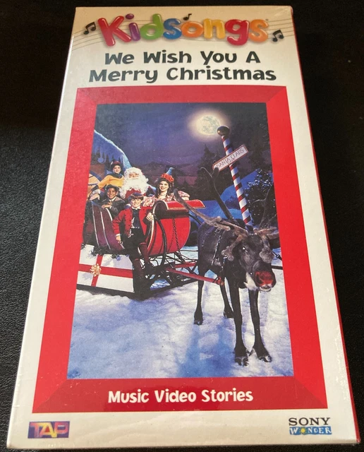 KIDSONGS WE WISH You a Merry Christmas (VHS, 1992) RARE Vintage