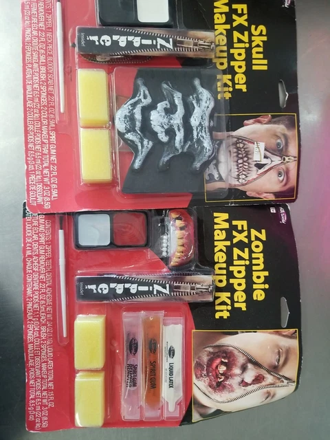 Zombie Fx Zipper Makeup Kit Set 2