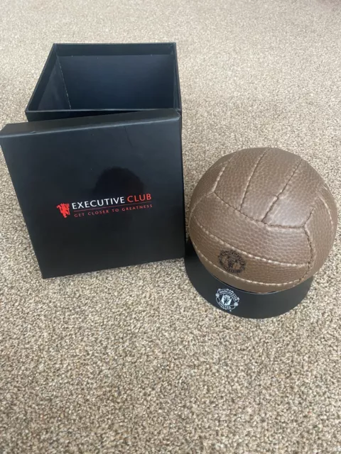 Official Manchester United Executive Club Ball In Box Manchester Vs Arsenal
