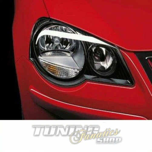 For VW Polo 9N / 9N3 Headlights Black GT / GTI CUP Edition Original Hella