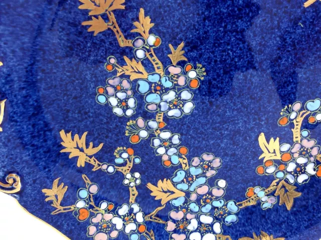 Antique Royal Winton Grimwades Floral Hand Painted Gilt Edge Decor Plate H748 2