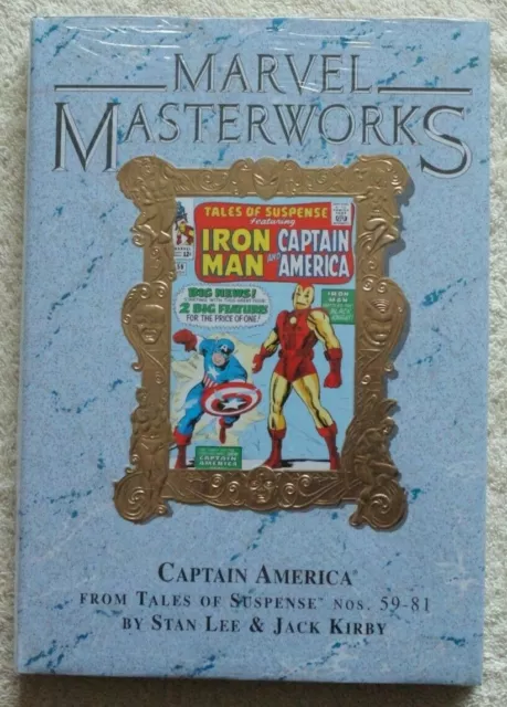 MARVEL MASTERWORKS CAPTAIN AMERICA Vol 1 DELUXE VARIANT HARDCOVER #14 (SEALED)