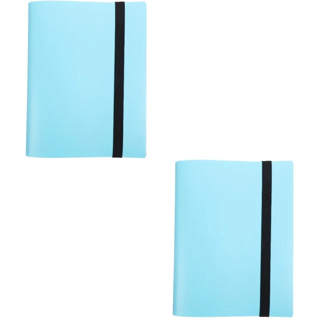 2 PCS Cards Album Binder 9 Pocket Card Book Sports Card Sleeves Business Card