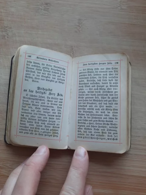 Kleines Antikes Buch - Andachten Gebetsbuch Gebete