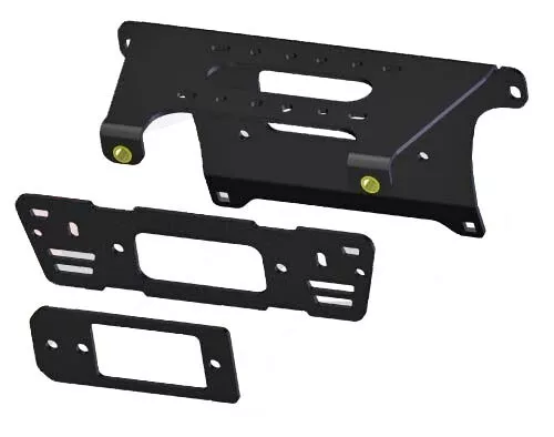 Polaris Pro XD Ranger Winch and Mount Plate Kit 2019-2024 4500 lbs KFI UTV Crew 2