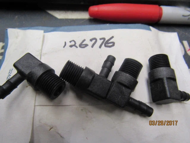 4 New  Omc Oem  Johnson Evinrude Elbows 126776