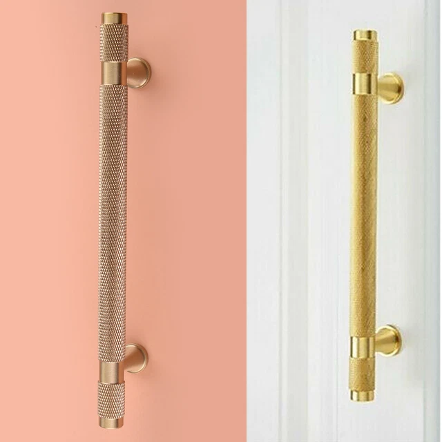 Knurled T Bar Kitchen Cupboard Cabinet Drawer Door Handle