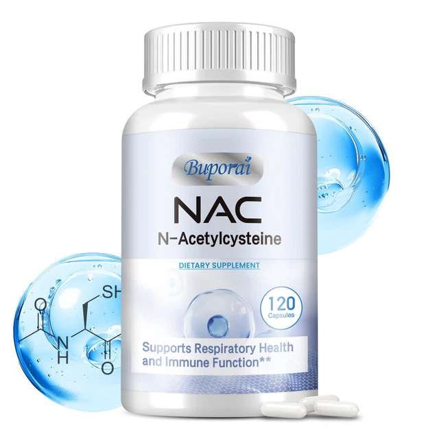 Nac Inhalation NAC N-ACETYLCYSTEINE 500MG -Support Lung Health,Overall Health & Immune ...