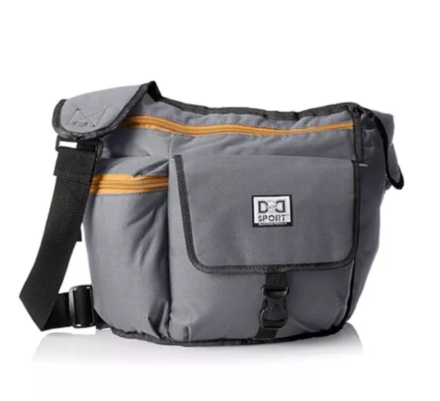 Diaper Dude Sport Bag by Chris Pegula - Grey Sling Messenger Diaper Bag NWT