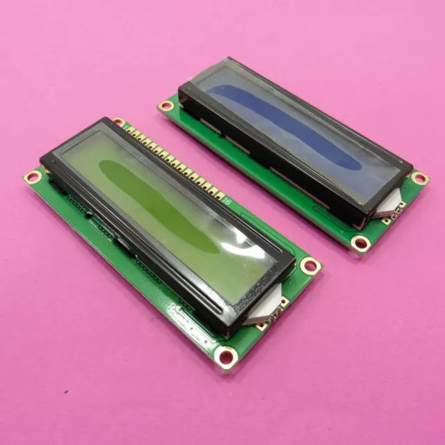 LCD 1602 Display Module Blue or Green Back Light Screen LED HD44780 Controller