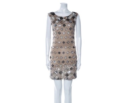 alice and olivia sequin mini dress