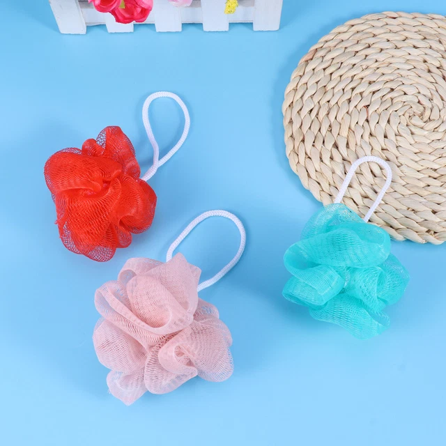 10 piezas bolitas de ducha cuerpo de baño bufandas de ducha puf puf baño de depurador trasero