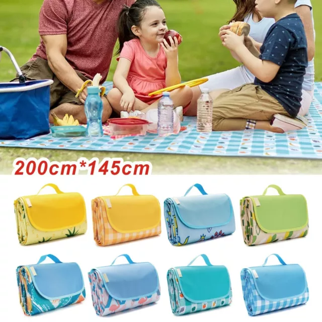 Large Picnic Blanket Waterproof Family Travel Outdoor Beach Camping Mat Rug