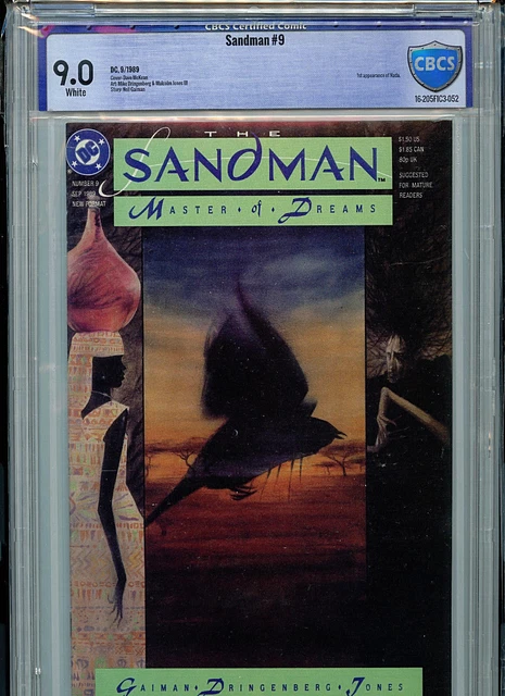 Sandman #9 Gaiman CBCS  9.0 VF/NM 1989 DC Comics John Constantine Amricons B20
