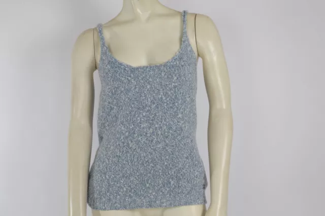 Cashmere blue Knit Sleeveless Spaghetti Strap Tank Top Size XS 3