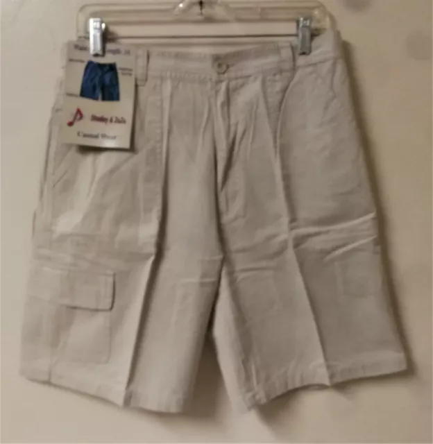 MENS Shorts Beige by Stanley & Jo Jo #3052
