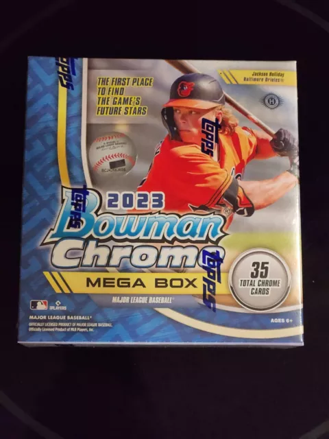 2023 Topps Bowman Chrome Baseball Factory Sealed Mega Box MLB