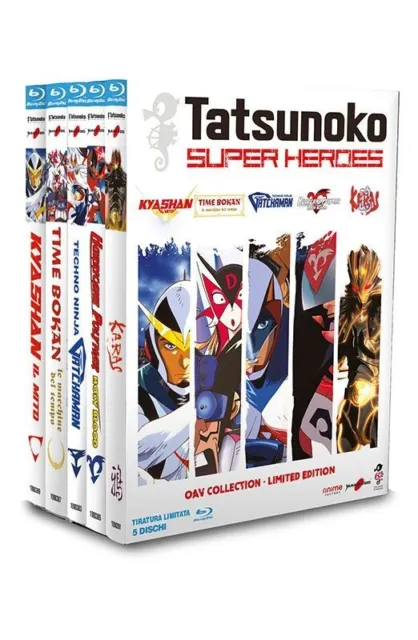 Tatsunoko Super Heroes - OAV Collection - Ltd Ed. 500 Copie (5 Blu-ray+Booklet)