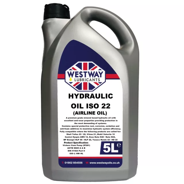 Granville Jack Oil for Bottle and Trolley Jacks - ISO VG 22