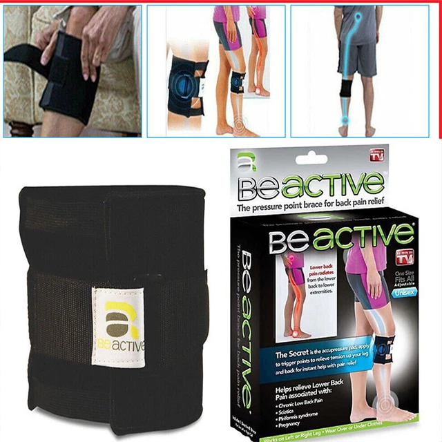 AS SEEN ON TV BeActive Pressure Point Brace Relieve Acupressure Leg-Sciatica