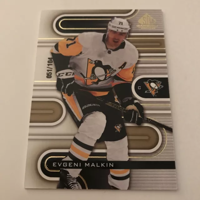 NHL Card,Evgeni Malkin,Gold xxx/104,SPGU 2022-23,Penguins