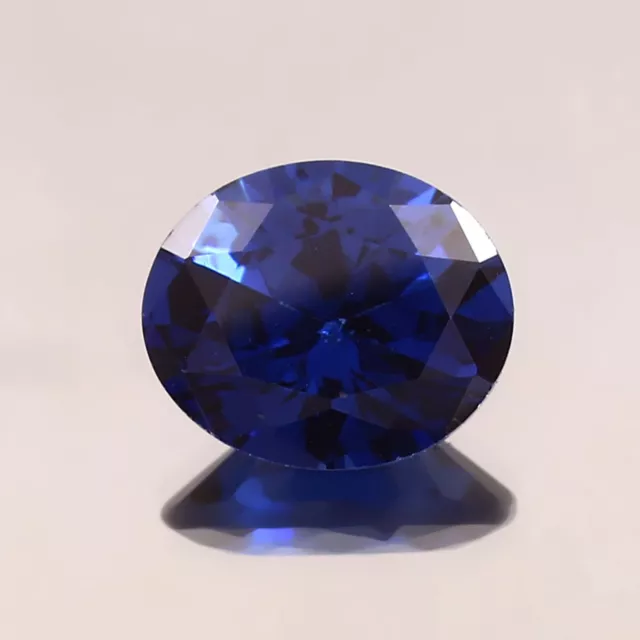 Natural Flawless Ceylon Blue Sapphire Oval Cut 12x10 mm Loose Gemstone 5.62 Cts