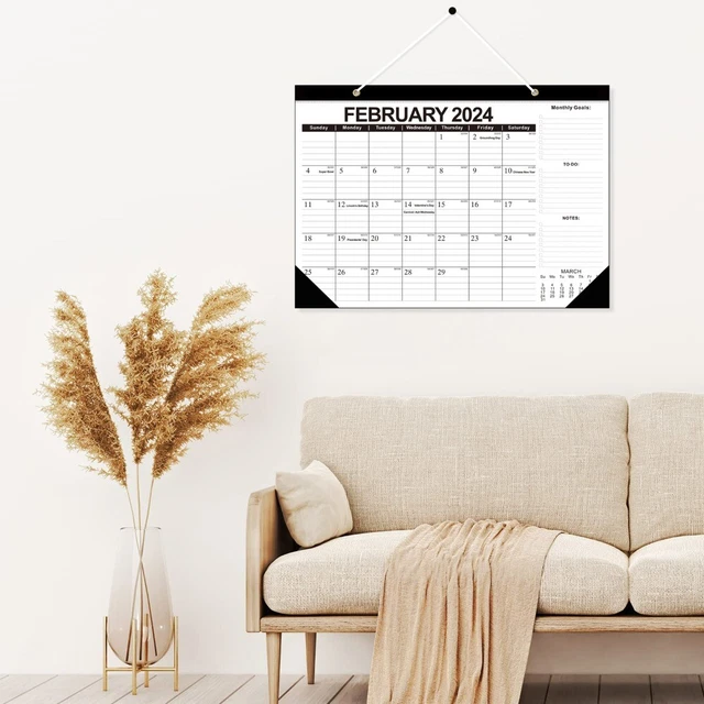 18 MONTHS WALL Calendar 20242025.6 Hanging Planner Hanging Calendar