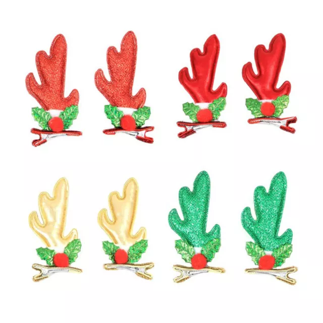 4 Pairs Party Headwear Kids Hair Clip Clips for Baby Princess Women's Hairpin