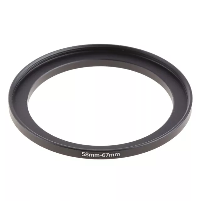 Metal Step Up Rings Aluminum Lens Adapter Filter 58mm to 67mm Filter