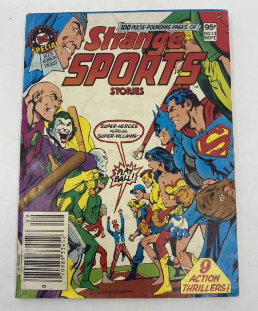DC Special Blue Ribbon Digest #13 Strange Sports Stories 1981  Justice League