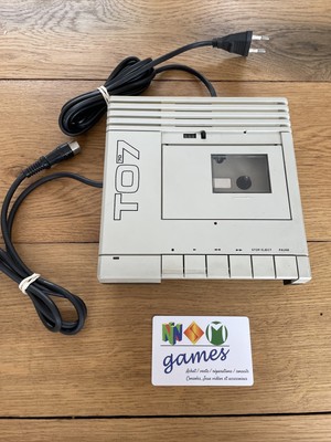 MO5 Thomson Thomson bon etat sasfepu retrocomputing Lecteur de cassette K7 