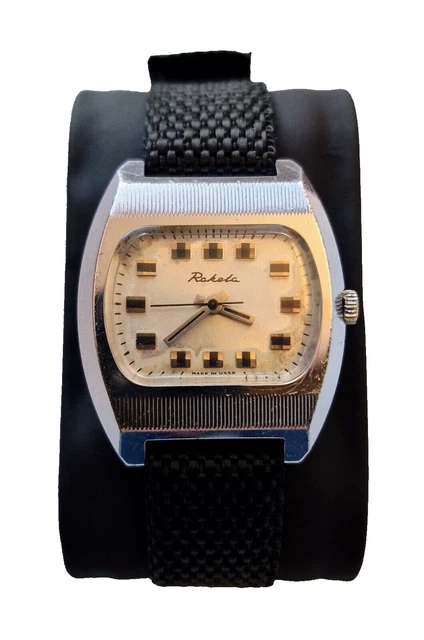 Orologio vintage epoca sovietica, URSS RAKETA ""BAKER"", fabbrica di orologi Petrodvorets, anni '80