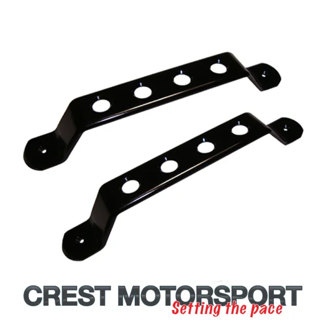 Pair of Lightweight BLACK Alloy Interior Door Handles Race/Rally/Competition Car