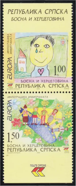 Bosnia E Erzegovina 345/46 2006 La Integrazione MNH