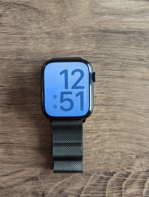 Apple Watch Series 7 45mm Alu / Sportarmband + Milanese Loop Mitternacht (GPS +