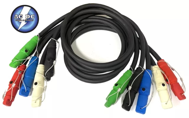 CAM LOCK 4/0 TYPE  SC Entertainment ,Generator Power Cables  5 CABLE SET,w CAPS