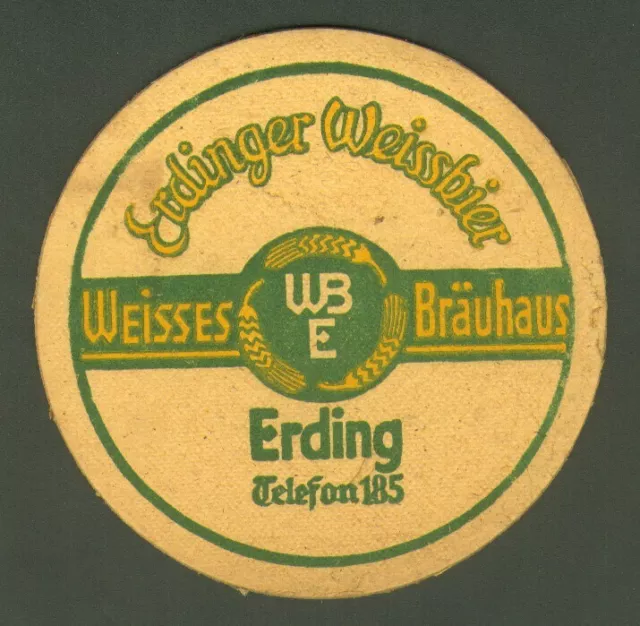 vk bierdeckel brauhaus erding telefon 185 weissbier