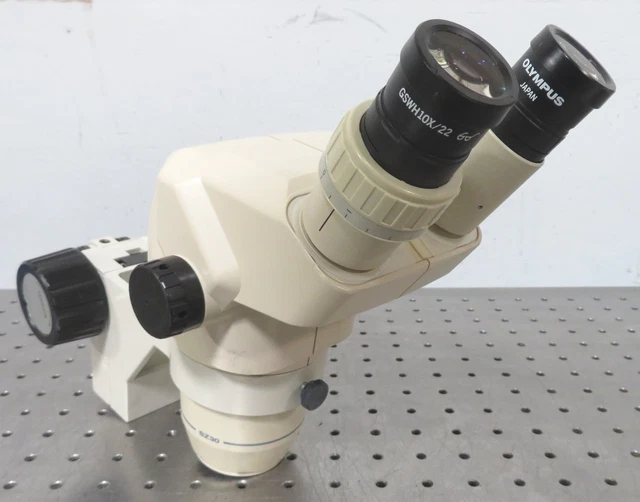 C187259 Olympus SZ3060 Stereo Zoom Microscope (0.9-4.0X) w/ GSWH10X/22 Eyepieces