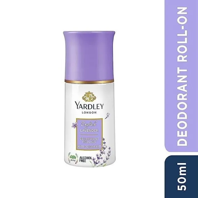 Yardley London Desodorante roll on antitranspirante lavanda inglesa para mujer.