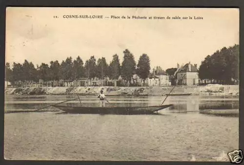 Cosne (58) Tireurs De Sable Sur La Loire , Villas, 1915