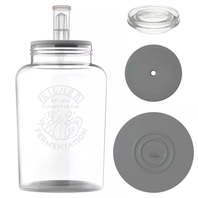 Kilner 5 Litre Fermentation Set Glass Jar