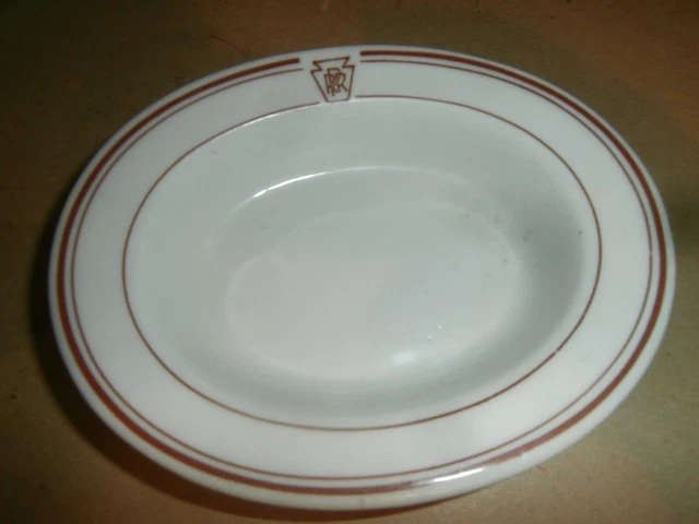 Vntg Pennsylvania Railroad PRR Small Dish Scammell's Lamberton China J Wanamaker