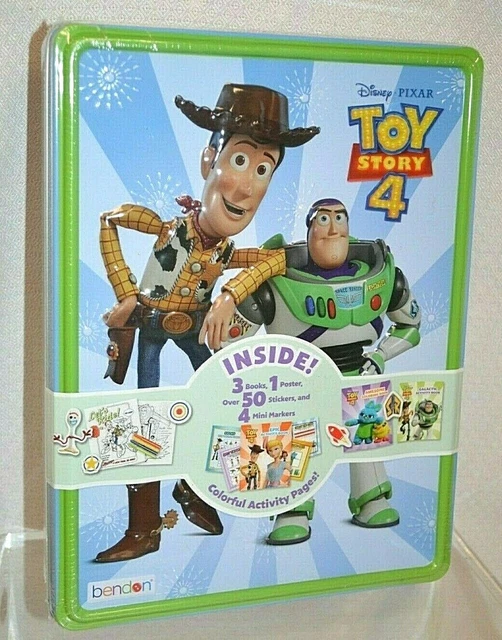 DISNEY PIXAR TOY STORY 4 ACTIVITY Kit LEARN Craft Stickers POSTER