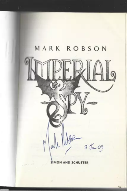Mark Robson / Imperial  1 Imperial Spy Trade PB Signed 3