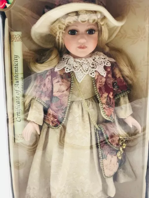 Collectors Choice Genuine Fine Bisque Porcelain Limited Edition Doll.Rare...F