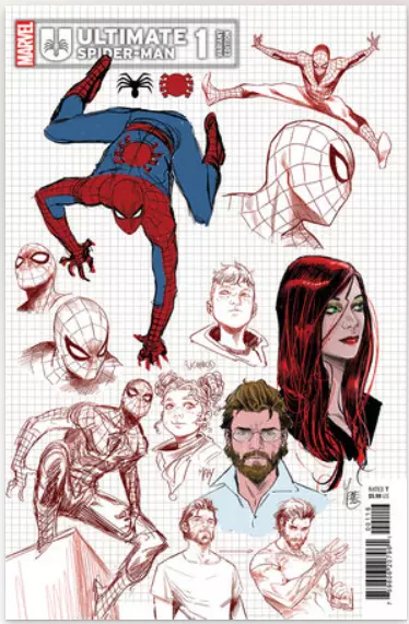 Ultimate Spider-Man 1 Nm 1:10 Checchetto Design Variant | Presale 1/10/24