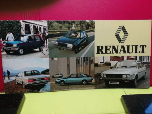 Renault 4 5 Gordini 14 18 Fuego 20 30 Trafic Master SALES BROCHURE HANDBOOK 1981
