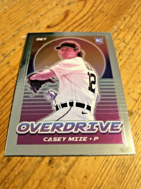 2021 Panini Chronicles Overdrive Casey Mize Rookie Card - #17 - Detroit Tigers