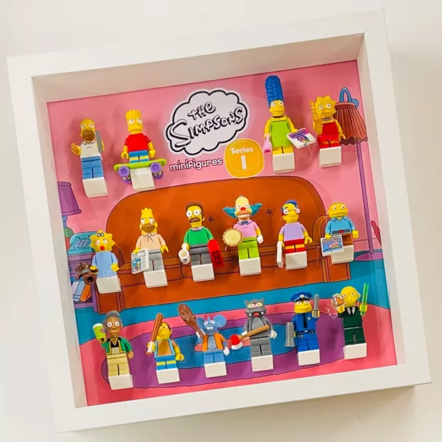 CORNICE DISPLAY PER minifigure LEGO I Simpson Serie 1 71005 figure 27 cm EUR 26 99 PicClick IT