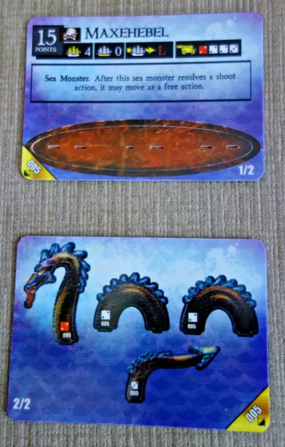 Pirates CSG Ocean's Edge #005 MAXEHEBEL Rare Sea Monster WizKids